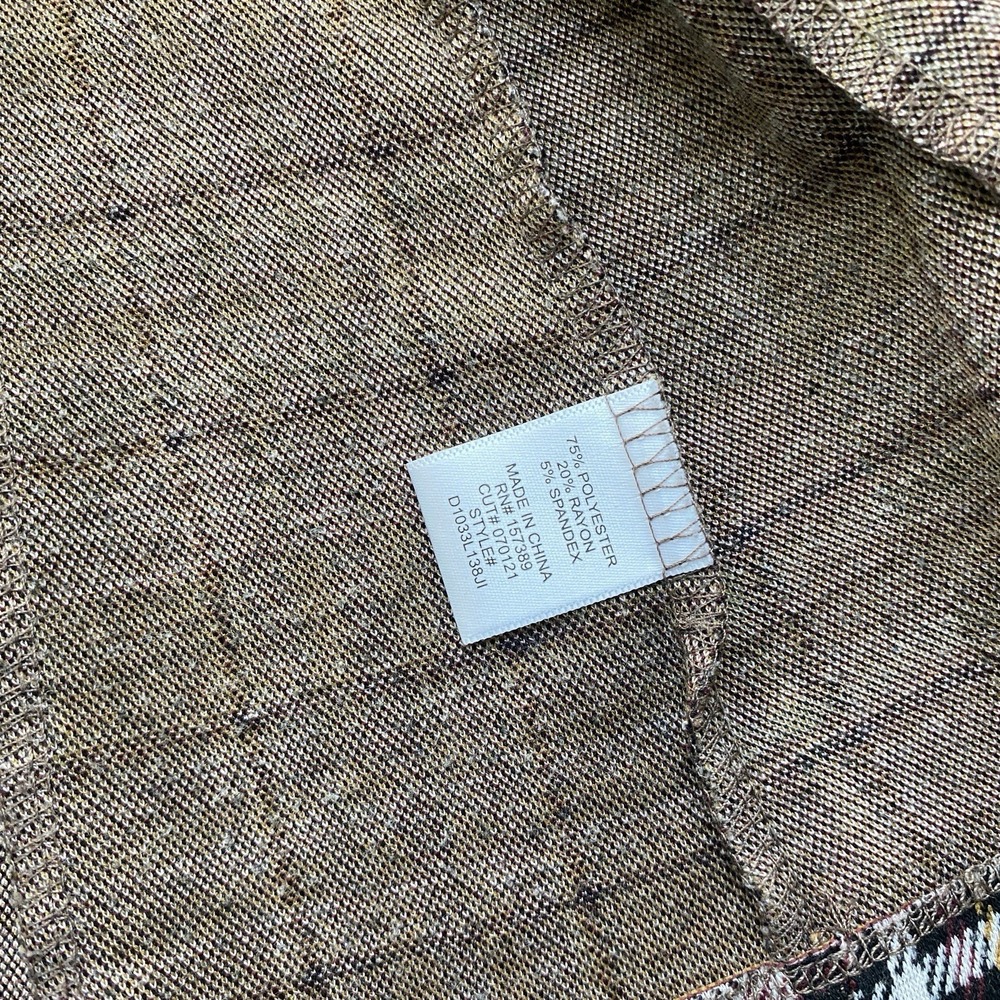 Altar'd State Double Breasted Blazer Brown Plaid Jacket Preppy Coquette Size Med - Picture 6 of 9
